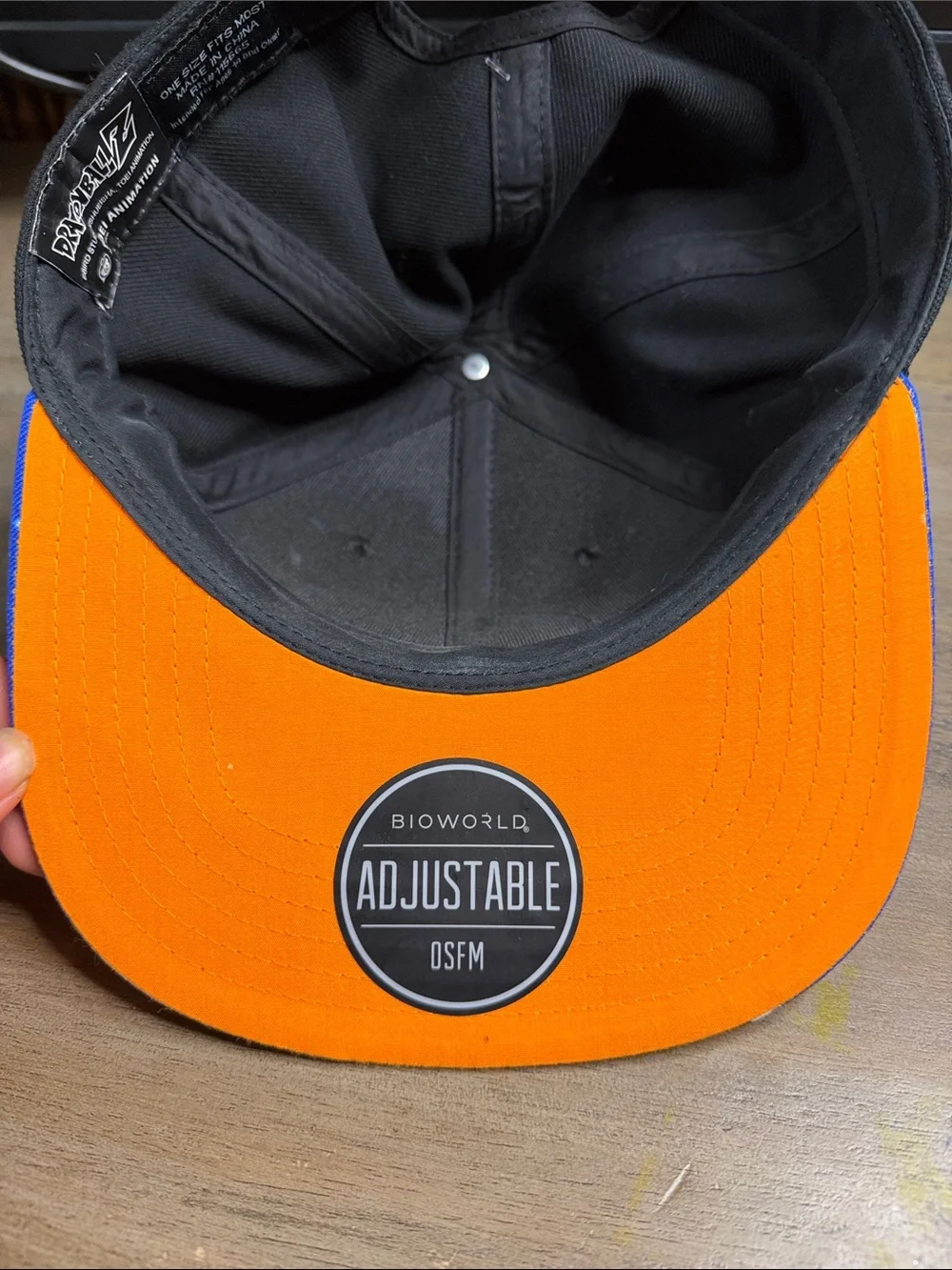 Dragon Ball Z Super Saiyan Flat Brim Snapback Hat